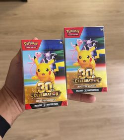 Pokemon 30th Celebration Booster Bundles
