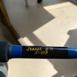 Fishing Pole Custom Wrap Seeker 15-40 # 870