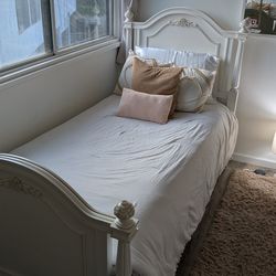 Twin Bed Frame Set - Girls Room