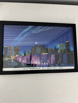 Small autographed picture of Charlotte, please check measurements shown