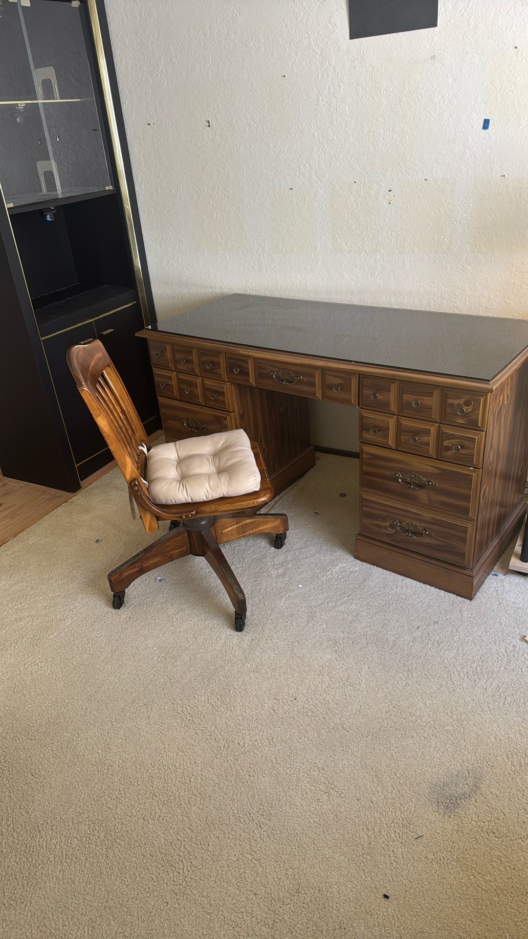 Older Solid Wood Desk