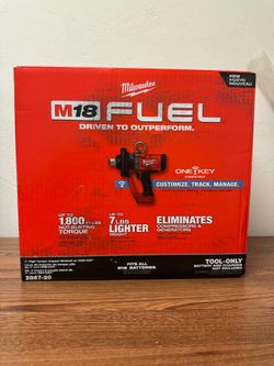 NEW M18 FUEL ONE-KEY 18V Lithium-Ion Brushless Cordless 1 in. Impact Wrench with Friction Ring