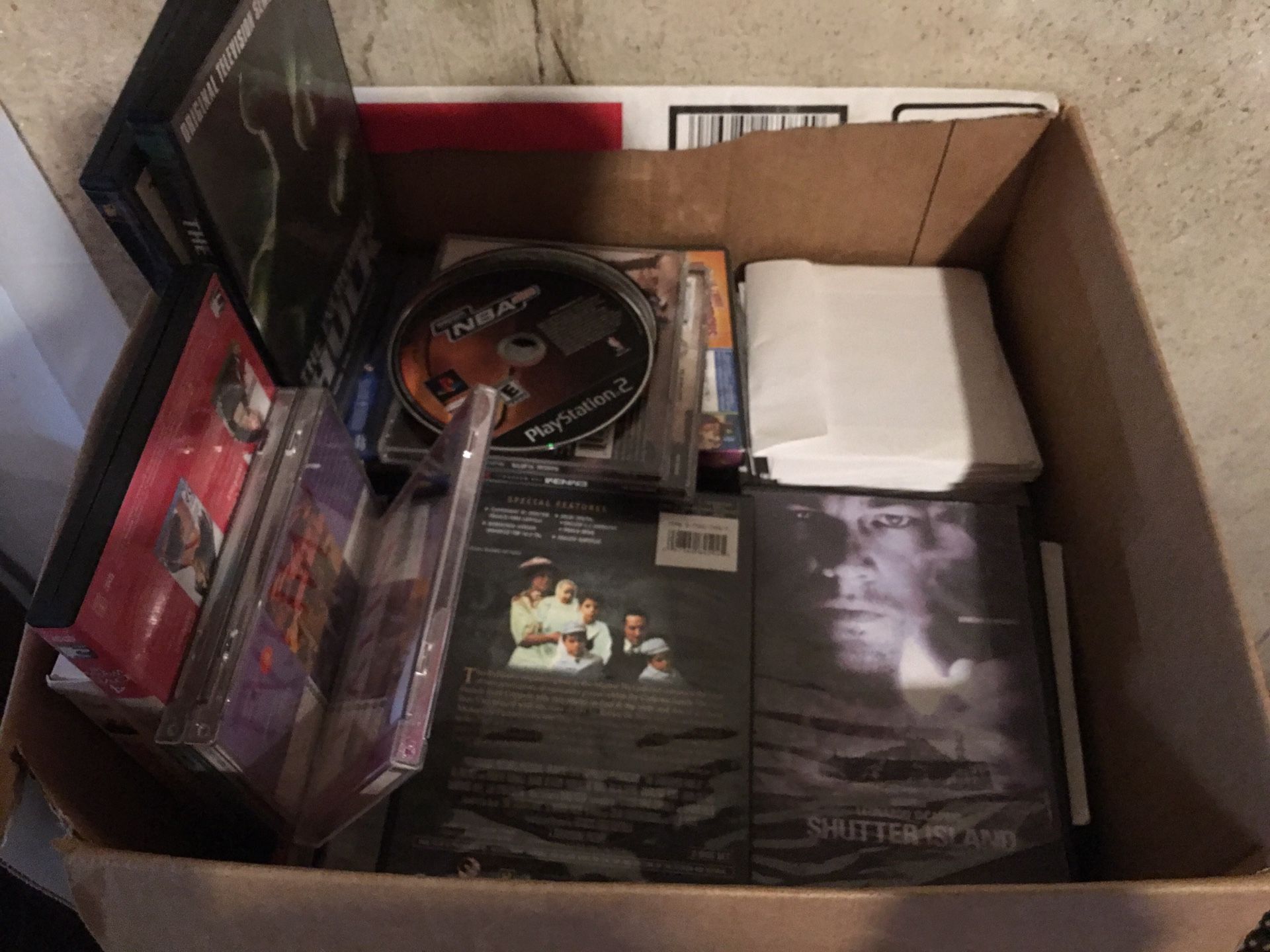 Big box of dvds