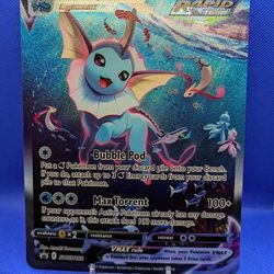 Jumbo Vaporeon Vmax Promo Card