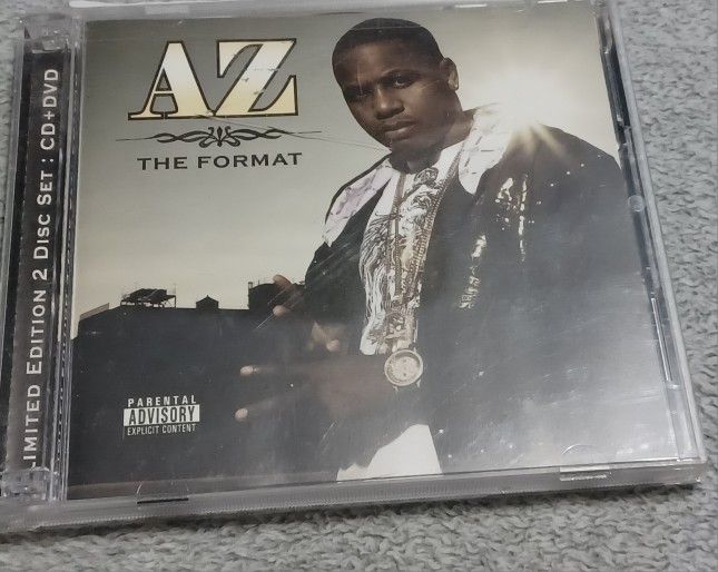 AZ Rapper The Format Double Disc CD Music Hip Hop Disc Near Perfect Hip Hop