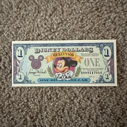 Disney 1993 Disney Dollar Mickey’s 65th