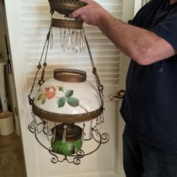 Victorian Pulldowns Oil Lamp