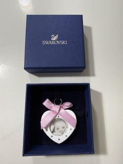 Swarovski Ornament Picture Frame Pendant Present Gift