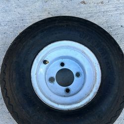Mower Rim and Tire