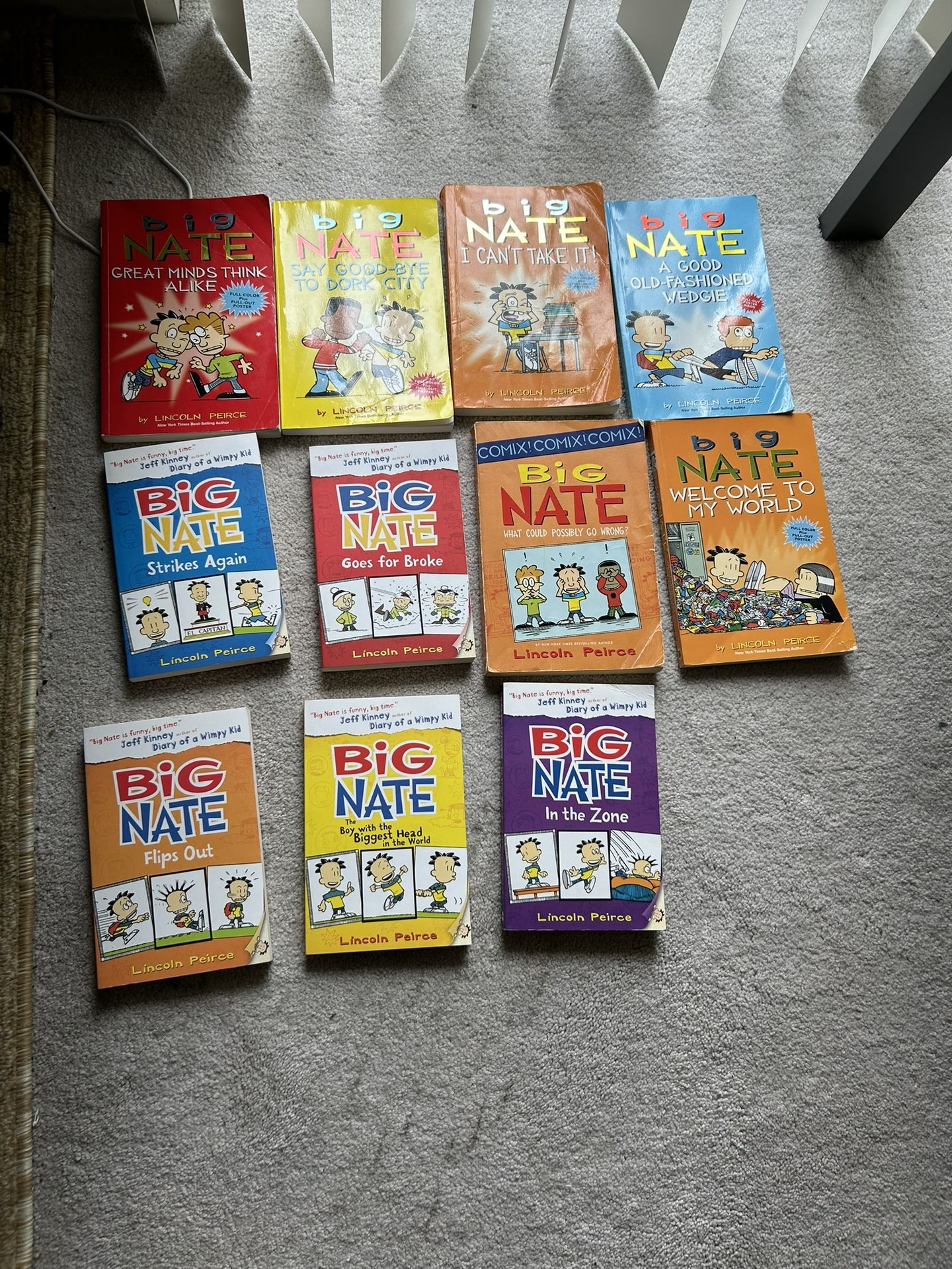Big Nate Book Set – 11 Books – Great Condition