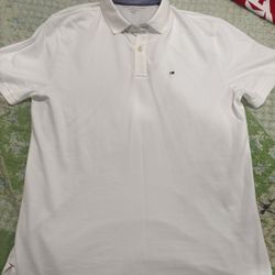 Tommy Hilfiger Polo White Large