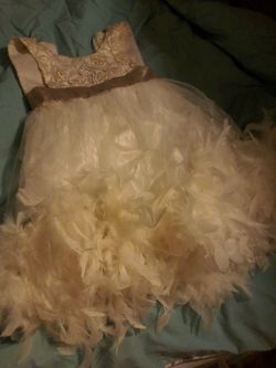 Bijan kids princess dress, baptism dress