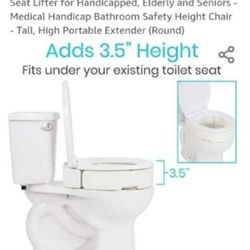 Hinged Toilet Riser - New