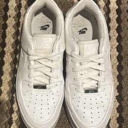 Nike Air Force 1 Sage Platform Sneakers - White/White - Women’s Size US 8.5