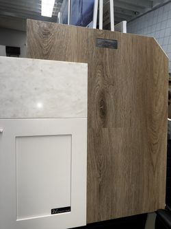 Vinyl Flooring, Counter Tops And Cabinets