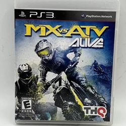 MX vs. ATV Alive (Sony PlayStation 3, PS3, 2011) CIB Great Condition THQ