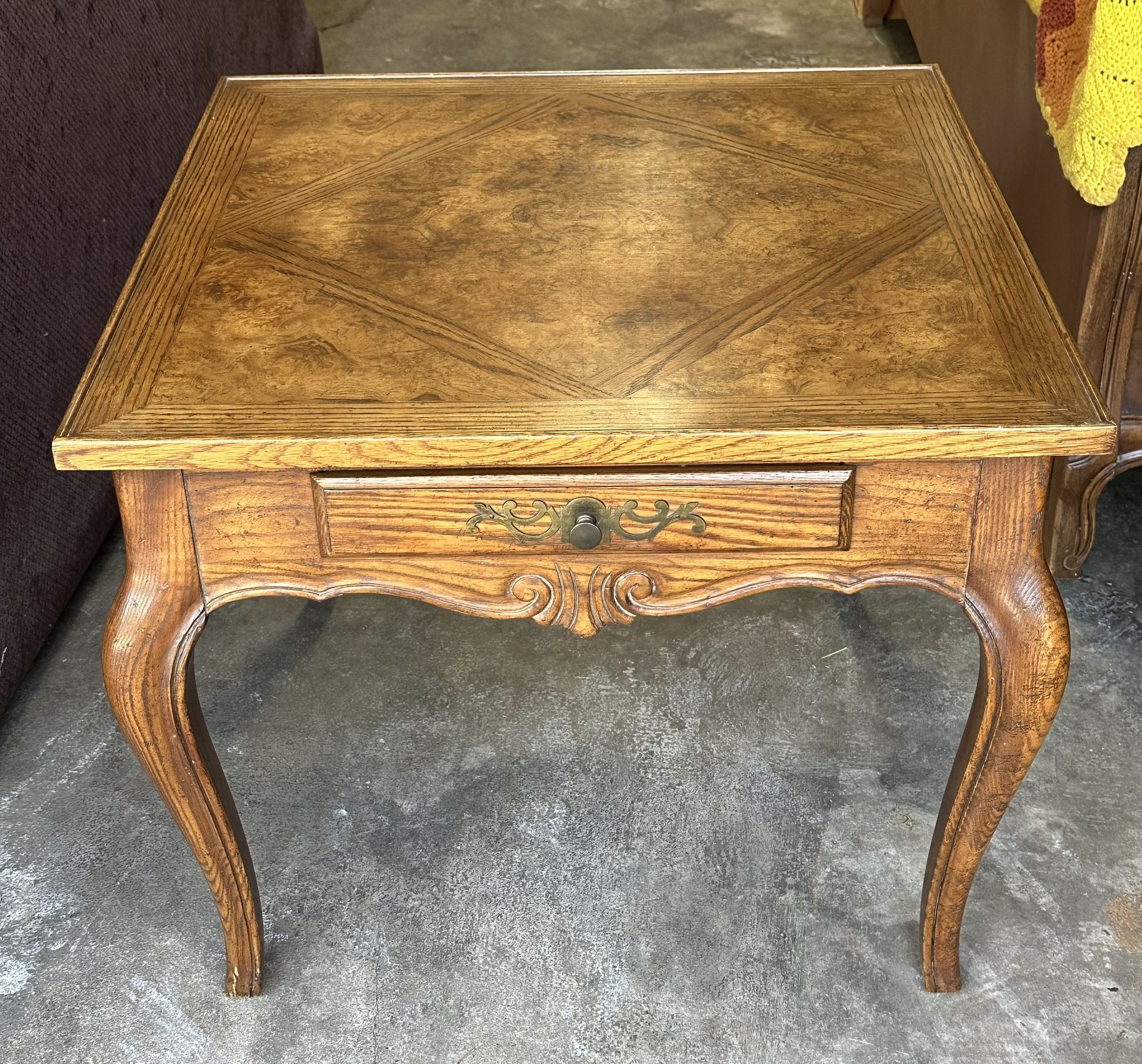 John Widdicomb Mid Century Modern Side Accent Table 26 1/2” Square