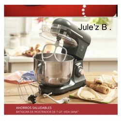 Princess House Batidora. De Mostrador Con Tazón De 7 Qts Nueva En Su Caja 