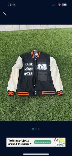 Orange Varsity Jacket