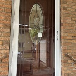 Andersen 3000 Series 36in x 80in White Right Hand Full View Storm Door