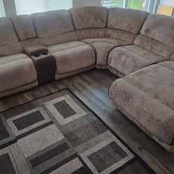 Brown Sectional Sofa