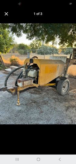 Grout concrete pump