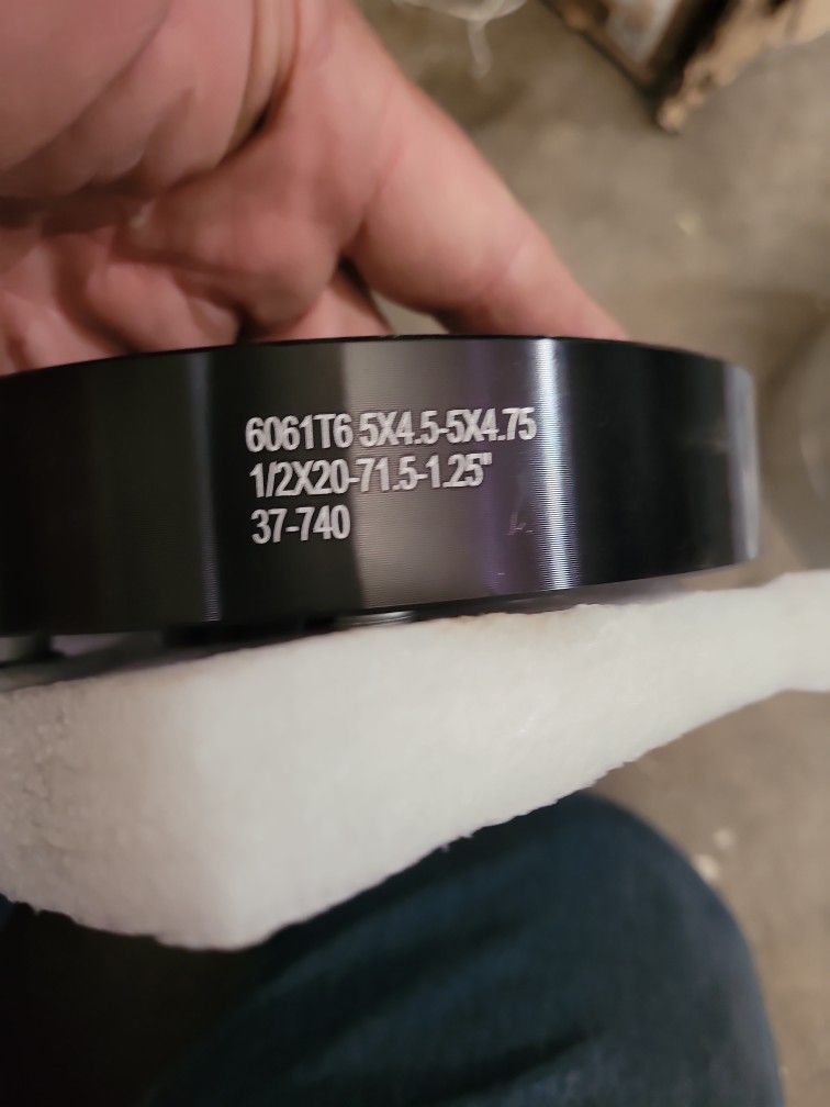 Spacers 5 X 4.75