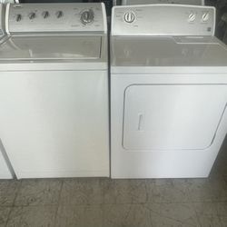 Heavy Duty Whirlpool Washer & Kenmore 400 Series Electric Dryer (Warranty Included)