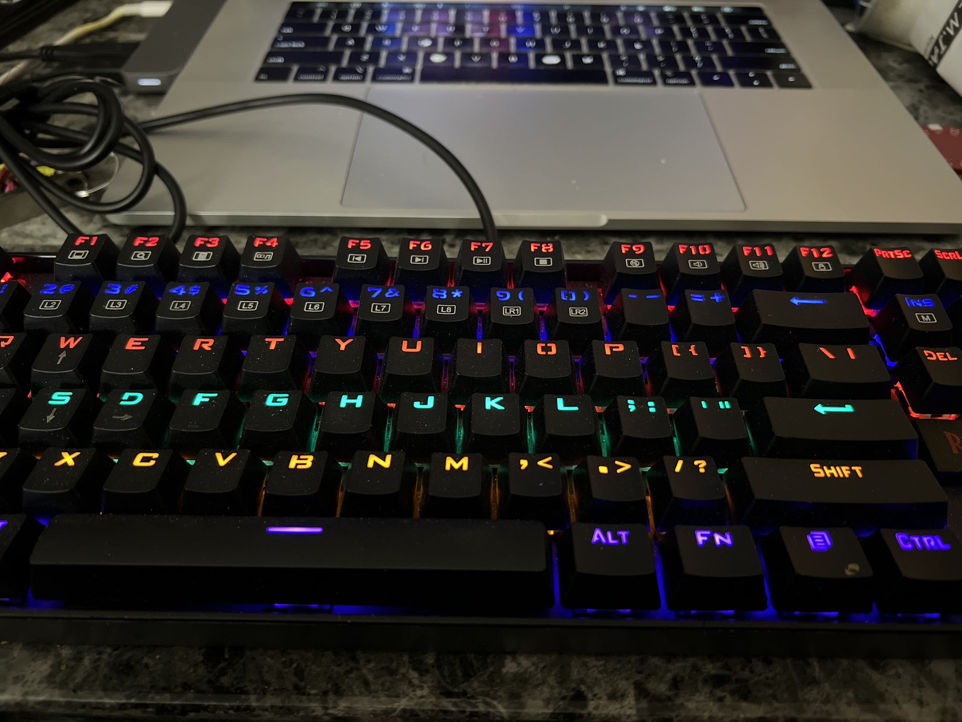 Redragon K552 Mechanical Gaming Keyboard, 87-Key Compact, LED Gaming Keyboard with Red Switches, Anti-Ghosting, Metal Frame for PC Gaming & Typing, Be