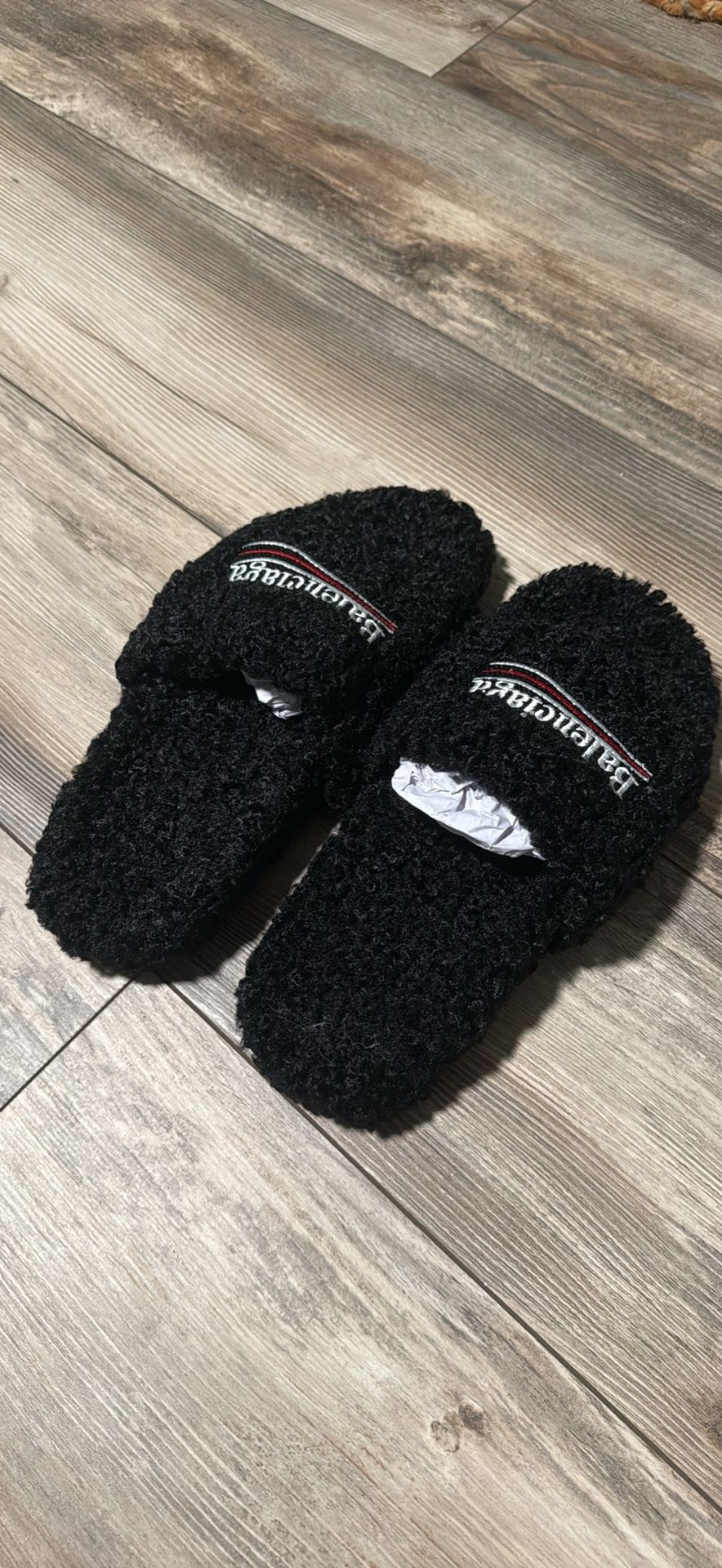 Balenciaga Black Slides