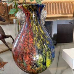 Vase kamei glass Osaka