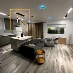 Modern LED Island Pendant Light – Like New