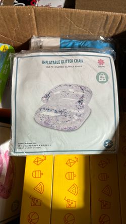 Inflatable Glitter Chair 