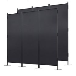 3 Panel Room Divider Set of 2, Foldable Freestanding Screens