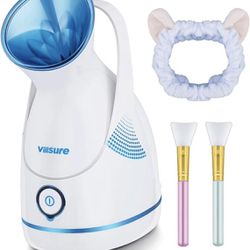 Villsure Hot/Cool Face Steamer with Extendable Arm, Professional Nano Ionic Facial Steamer