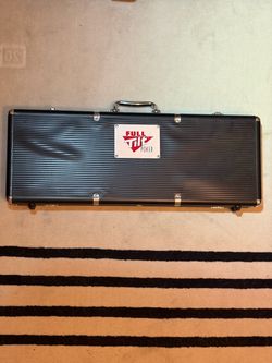 Full tilt poker set with dice and two sealed decks of cards