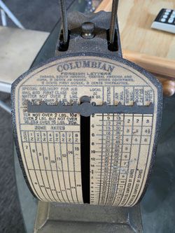 Columbian Letter Scale