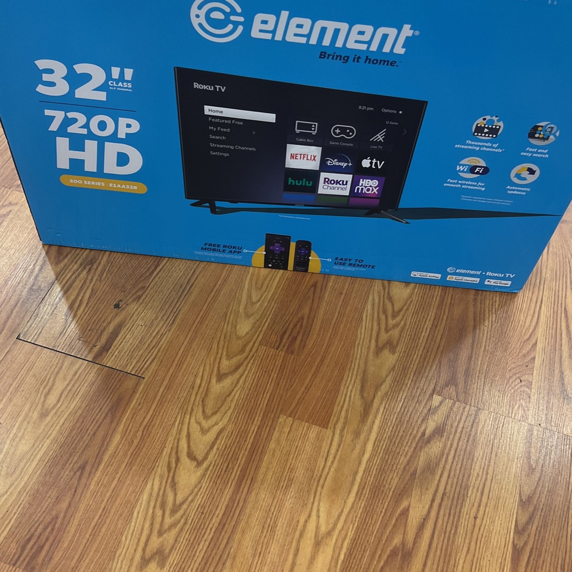 Element ROKU TV 32inch Brand New