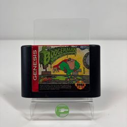 Boogerman A Pick and Flick Adventure (Sega Genesis, 1994) Cartridge Only