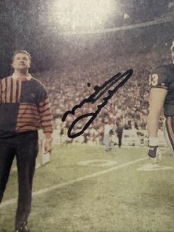 Mike Ditka Signed Firing Chicago Trib Firing Jan 15 Of 93 Couple Pages See Photos