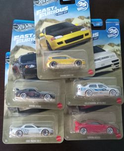 Hot Wheels fast and furious set