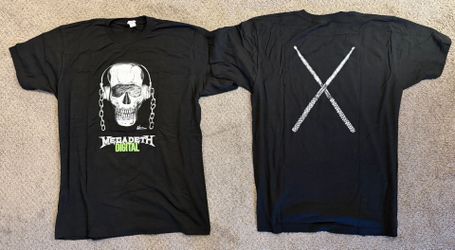 Megadeth Digital EXCLUSIVE Shirt OFFICIAL NEW Dave Mustaine Cyber Army RARE