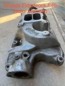 289 302 SBF Vintage Elderbrock Intake F4B Manifold