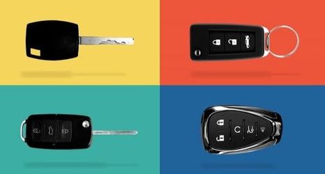 Car keys and fobs llaves