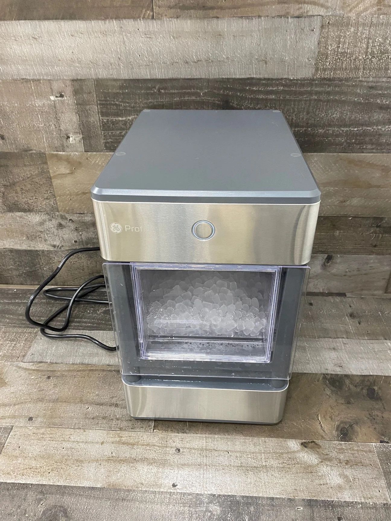 GE Profile Opal | Countertop Nugget Ice Maker | Portable Ice Machine Complete with Bluetooth Connectivity | Smart Home Kitchen Essentials | Stainless 