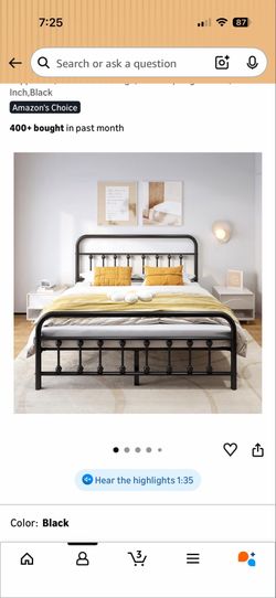 Queen Metal frame