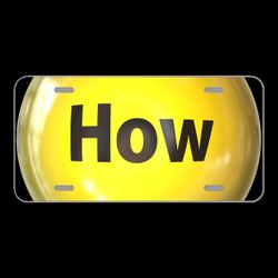 License Plate Novelty Car Front Question Who How What Where When