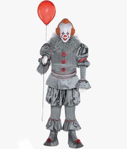 Party City Tattered Pennywise Halloween Costume for Adults, IT Chapter 2, Plus Size