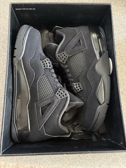 (R3P$) Jordan 4 Black Cat Sz 10.5M/12W