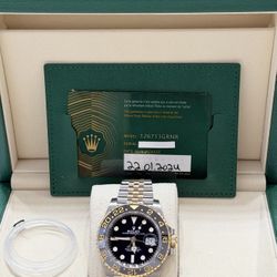 2024 Rolex Preowned 40mm GMT Master II (w/Card)